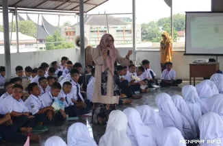 Kegiatan MPLS di SMP 2 Padang, Selasa (14/7/2026)