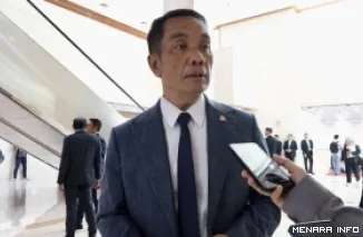 Wakil Ketua Komisi XI DPR RI, Fauzi H. Amro usai mengikuti agenda agenda Rapat Paripurna DPR RI ke 23 Masa Persidangan V Tahun Sidang 2025-2026 di Gedung Nusantara II, Senayan, Kamis. (humas)