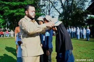 Wali Kota Padang Fadly Amran Membuka Kegiatan Diksista MAN 3 Padang, Senin (27/7/2026)