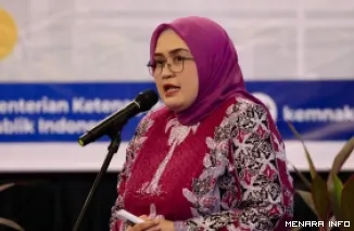 Direktur Jenderal Pembinaan Hubungan Industrial dan Jaminan Sosial (PHI dan Jamsos) Kemnaker, Indah Anggoro Putri. (humas)