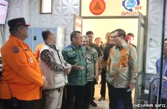 Sekretaris Daerah Kota Padang Raju Minropa Saat Bertemu dengan Pimpinan Ombudsman RI, Manager Nasution, Kamis (23/7/2026)