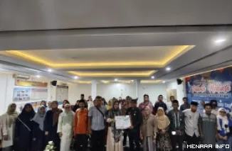 Foto Bersama  Komitmen Bersama Kelurahan Siaga TB Kecamatan Padang Selatan, Jumat (24/7/2026)