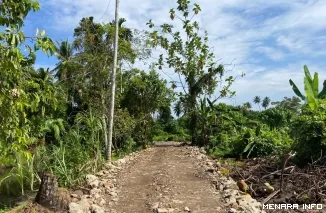Pekerjaan Pelebaran Jalan yang Berasal dari Tanah Hibah Warga Lubuk Lintah (*)