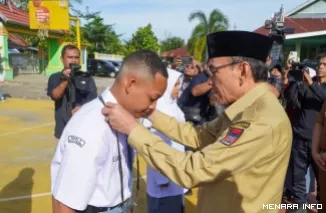 Wakil Wali Kota Padang Membuka Program Masa Ta'aruf Murid Madrasah (MATAMUDA) Tahun Ajaran 2026/2027 Madrasah Aliyah Negeri (MAN) 3 Padang, Senin (13/7/2026)