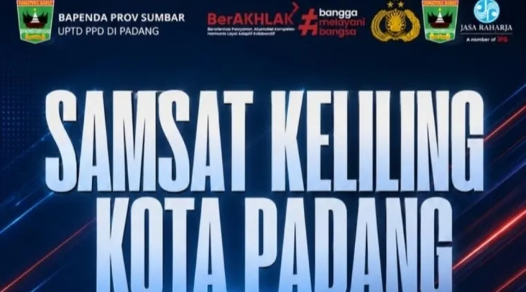 Auto Gampang! Samsat Keliling Hadir di Bungus dan Padang Barat, Ini Jadwalnya