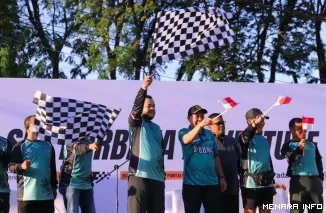Wali Kota Padang Fadly Amran Melepas Peserta Gowes Siti Nurbaya Adventure-X, Sabtu (8/8/2026)