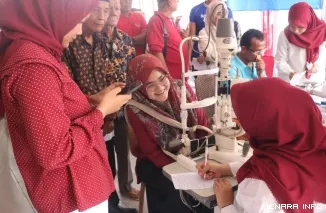 Pemeriksaan Mata Gratis yang Dilakukan Angkatan 45 Dalam Rangka Hari Kemerdekaan RI ke-81(*)