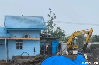 Kondisi Salah Satu Intake Milik Perumda Air Minum Padang Paska Dihantam Banjir (*)