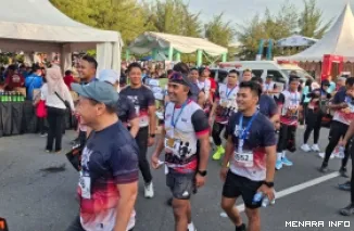 Para Peserta Kegiatan Blue Ocean Minang Run (BomRun) 2026 (*)