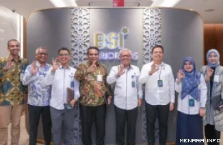 Kemnaker & BSI Perluas Kerja Sama, Buka Walk In Interview dan Program Magang Nasional usai silaturahmi dengan jajaran BSI di Jakarta, Rabu. (humas)