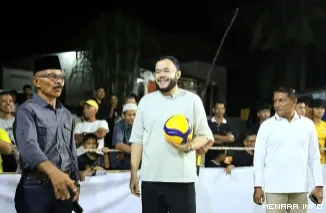 Wali Kota Padang Fadly Amran Membuka Turnamen Bola Voli Wali Kota Padang Cup, Sabtu (1/8/2026)