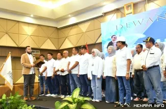 Wali Kota Padang Fadly Amran Melantik Pengurus SPSC Periode 2026-2030 di Pangeran Beach Hotel, Jumat (14/8/2026)