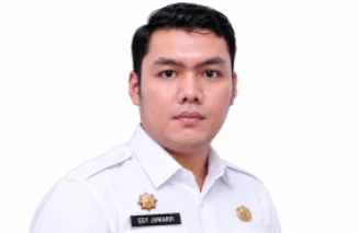 Kepala Bagian Pelaporan Pelaksanaan Pembangunan pada Biro Administrasi Pembangunan Provinsi Sumbar, Dr Egy Juniardi. (humas)