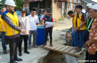 Wali Kota Padang Fadly Amran Meninjau Progres Pembangunan Jalan di Pasir Jambak, Jumat (4/9/2026)