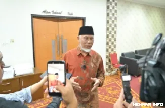 Gubernur Sumbar, Mahyeldi. (humas)