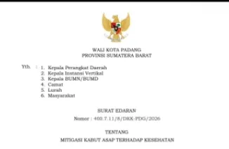 Surat Edaran Wali Kota Padang Tentang Mitigasi Kabut Asap (*)