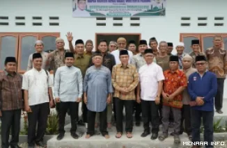 Wakil Wali Kota Padang Maigus Nasir Seusai Meresmikan Musala Babussalam Kelurahan Gunung Sarik Kecamatan Kuranji, Minggu (27/9/2026)
