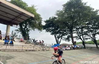 Atlit Balap Sepeda Padang Saat Berlaga di Ajang Porprov XVI Sumbar (*)