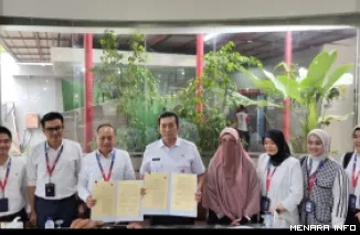 Dinas Koperasi dan UKM Kota Padang Menjalin Perjanjian Kersama dengan BTN Padang Dalam Rangka Mewujudkan UMKM Naik Kelas, Rabu (29/10/2026)