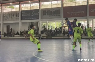 Pertandingan Cabor Futsal Porprov XVI Sumbar (*)