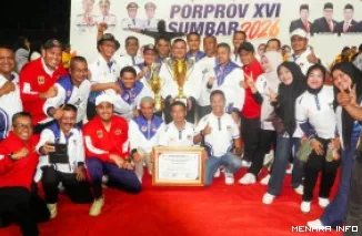 Kontingen Kota Padang Berhasil Mempertahankan Juara Umum Pada Porprov Sumbar ke-XVI (*)