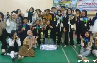 Tim MTsN 5 Padang Bersama Piala Kejurda FORBASI Sumbar (*)