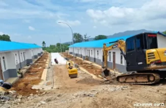 Proses Pengerjaan Huntap yang Dilakukan Dinas Perkim Kota Padang (*)