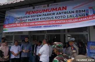 Wali Kota Padang Fadly Amran Meninjau Tempat Khusus Parkir (TKP) Truk Koto Lalang, Sabtu (10/10/2026)