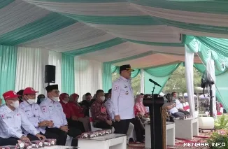 Sekretaris Daerah Kota Padang Raju Minropa Membuka Galang Kreativitas Relawan yang digelar Palang Merah Indonesia (PMI) Kota Padang dalam rangka memperingati HUT ke-81 PMI di Lapangan Apeksi, Kompleks Perkantoran Balai Kota Padang, Aie Pacah(*)