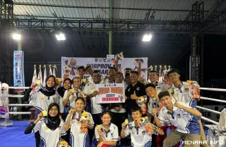 Tim Kickboxing Padang Berhasil Meraih Juara Umum Pada Ajang Porprov Sumbar XVI (*)