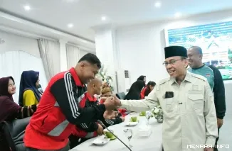 Wakil Wali Kota Padang Maigus Nasir Melepas Atlet SOIna Padang Berlaga di Pesonas II 2026, Jumat (9/10/2026)