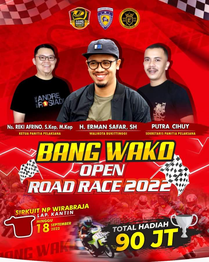 Puluhan Rider Adu Cepat di Event Bang Wako Open Road Race 2022