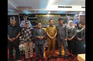 Buka Pelatihan Jurnalistik PJS, Pj Walikota Berharap Profesionalisme Wartawan Meningkat