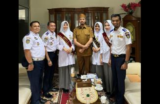 Wako Bukittinggi Lepas Pelajar Pelopor Keselamatan Lalin Menuju Nasional