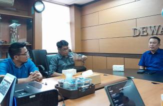 Disambut Dewan Pers, Ridwan Mooduto Sampaikan Rencana Munas I PJS