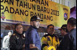 Wako Fadly Amran Bersama Forkopimda Tinjau Pos Pengamanan Nataru