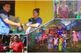 Giliran PJS Boalemo Serahkan Bantuan Kepada Warga Terdampak Banjir Bandang