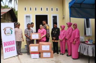 Kapolres 50 Kota AKBP Ricardo Condrat Yusuf Inisiasi Pembangunan Rumah Anak Yatim