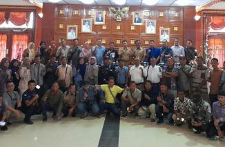 Dinas Kominfo Bersama Wartawan Tanah Datar Studi Komparatif ke Dinas Kominfo Siak