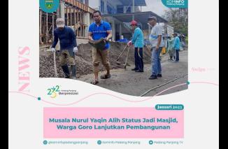 Musala Nurul Yaqin Alih Status Jadi Masjid, Warga Goro Lanjutkan Pembangunan