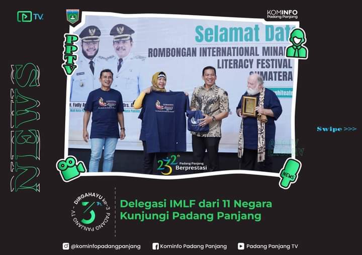 Delegasi IMLF dari 11 Negara Kunjungi Padang Panjang