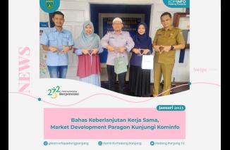 Bahas Keberlanjutan Kerja Sama, Market Development Paragon Kunjungi Kominfo