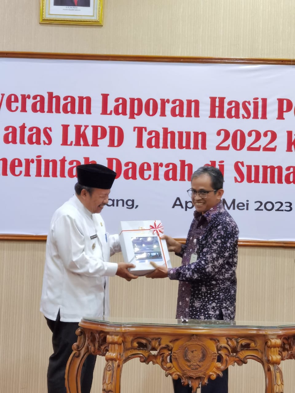 Opini Wajar Tanpa Pengecualian Kembali Diraih Kabupaten Agam