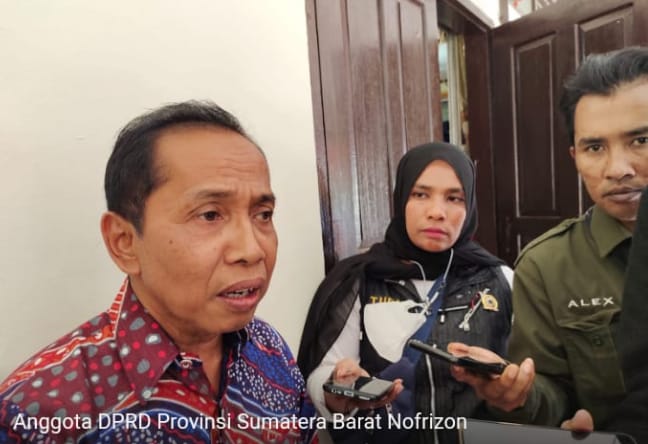 Ini Tanggapan Nofrizon Anggota DPRD Sumbar Tentang Pernyataan Irwan Fikri