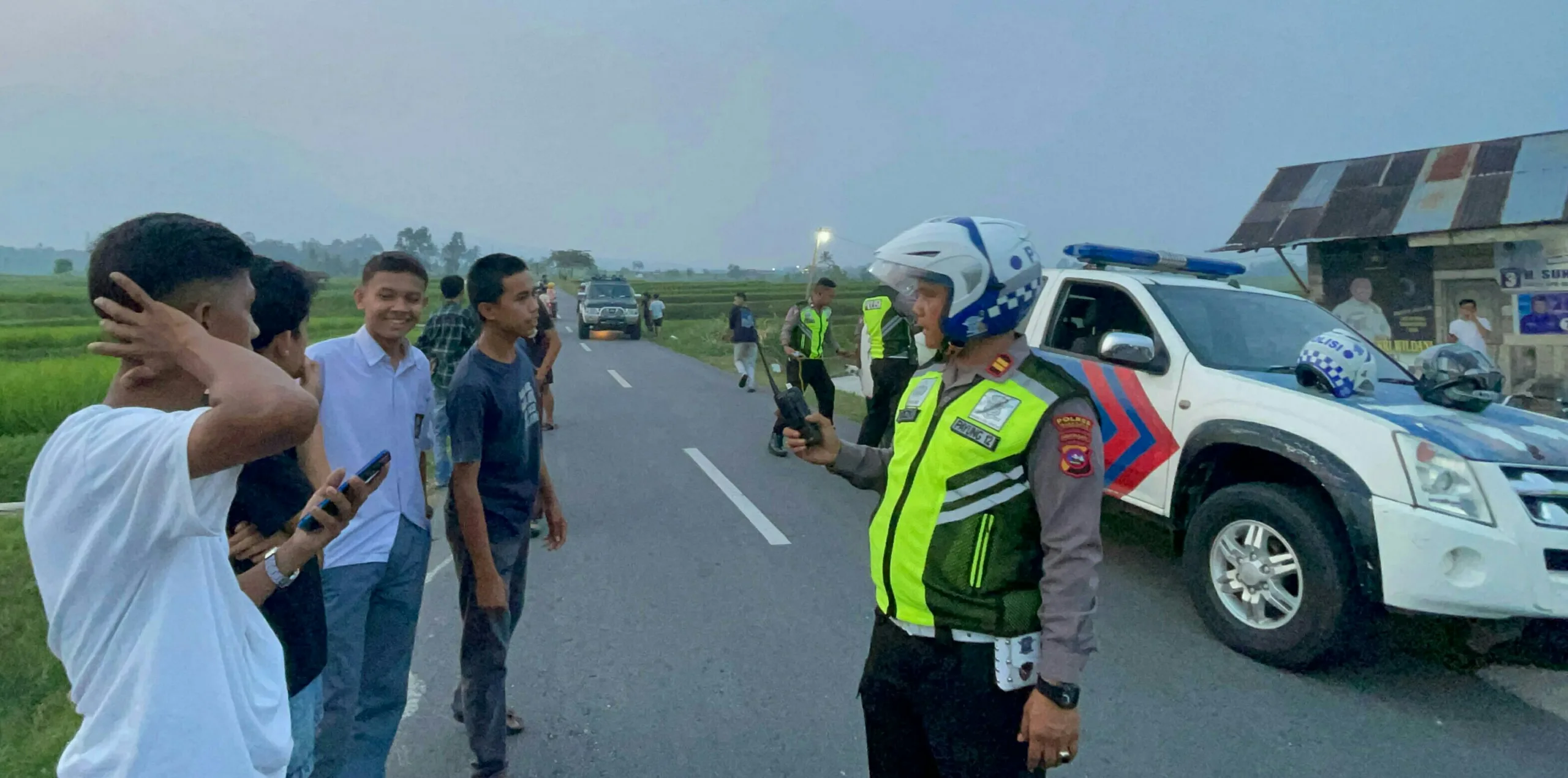Puluhan Sepeda Motor Balap Liar Diamankan Satlantas Polres Tanah Datar