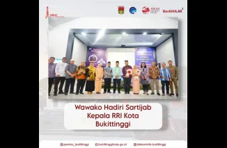 Wawako Hadiri Sartijab Kepala RRI Kota Bukittinggi