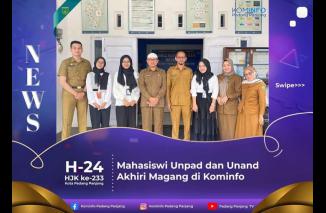 Mahasiswi Unpad dan Unand Akhiri Magang di Kominfo