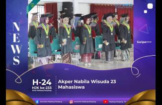 Akper Nabila Padang Panjang Wisuda 23 Mahasiswa