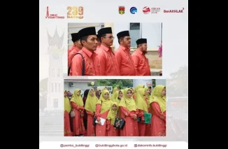 Kafilah Bukittinggi pada MTQ ke 40 Sumbar Disambut Bupati Solsel