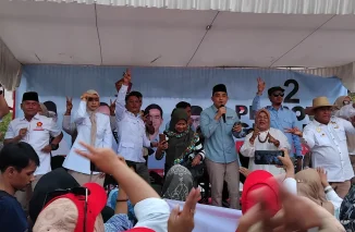 H. Chairunnas Mencuri Perhatian Masyarakat di Kampanye Capres Prabowo Gibran